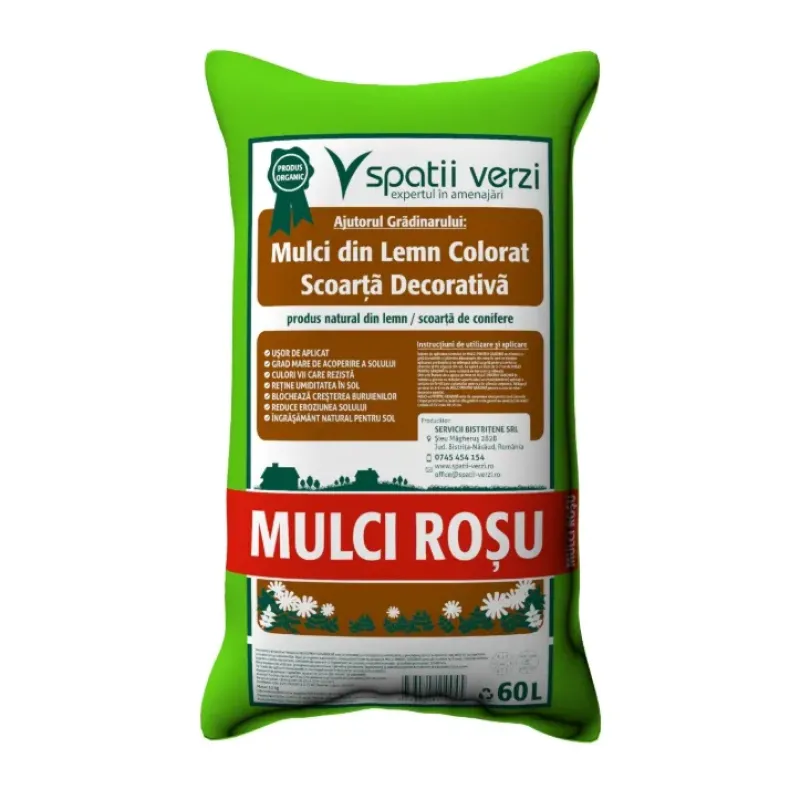 Scoarta decorativa (Rosu) 60 L pentru un metru patrat Scoarta decorativa (Rosu) 60 L pentru un metru patrat