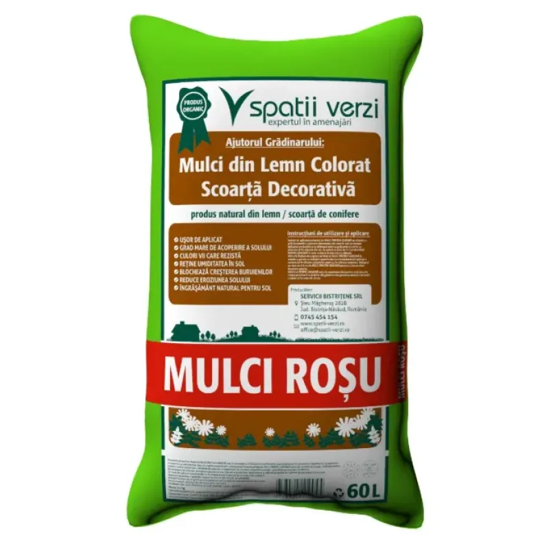 Scoarta decorativa (Rosu) 60 L pentru un metru patrat Scoarta decorativa (Rosu) 60 L pentru un metru patrat