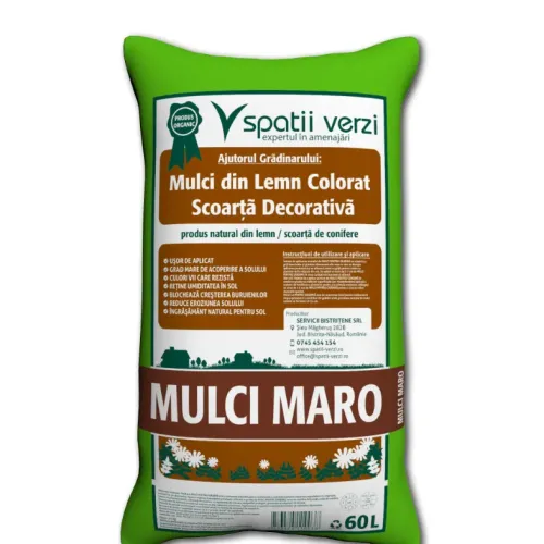 Scoarta decorativa (Maro), 60 L pentru 1 metru patrat