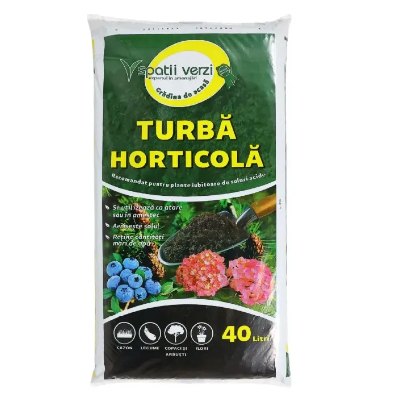 Turba Horticola 40L, ideala pentru plantarea si transplantarea plantelor Turba Horticola 40L, ideala pentru plantarea si transplantarea plantelor